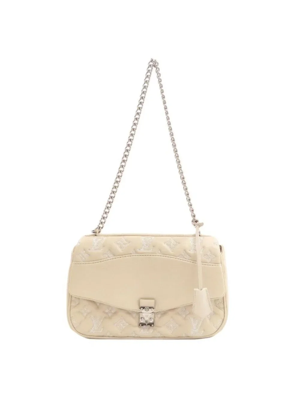 Louis Vuitton Pochette Monogram Chain Shoulder Bag Calfskin